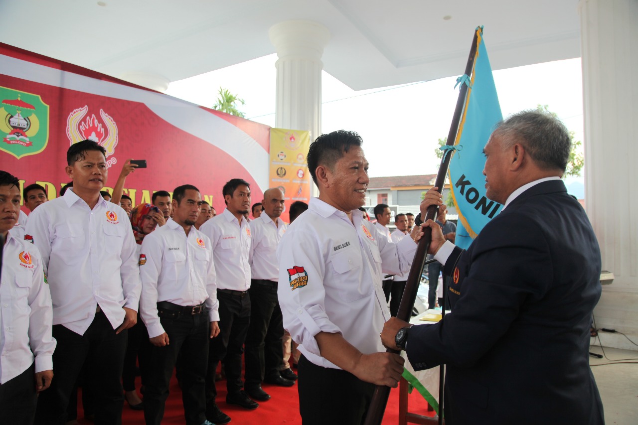 Dilantik, KONI Palopo Target Masuk 10 Besar Porda Pinrang