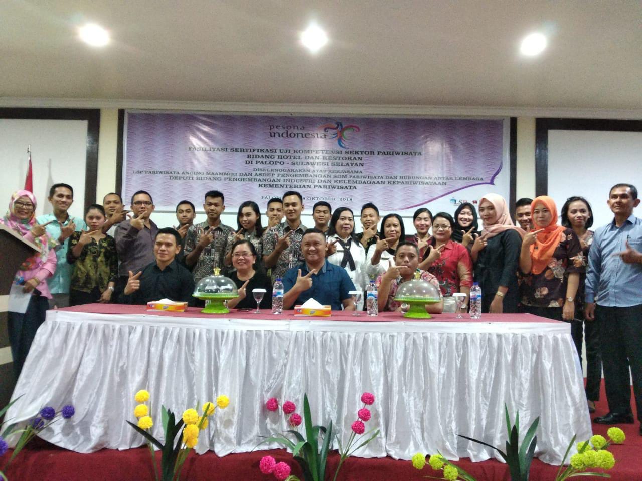 50 Tenaga Kerja Hotel dan Restauran di Palopo Ikut Uji Kompetensi