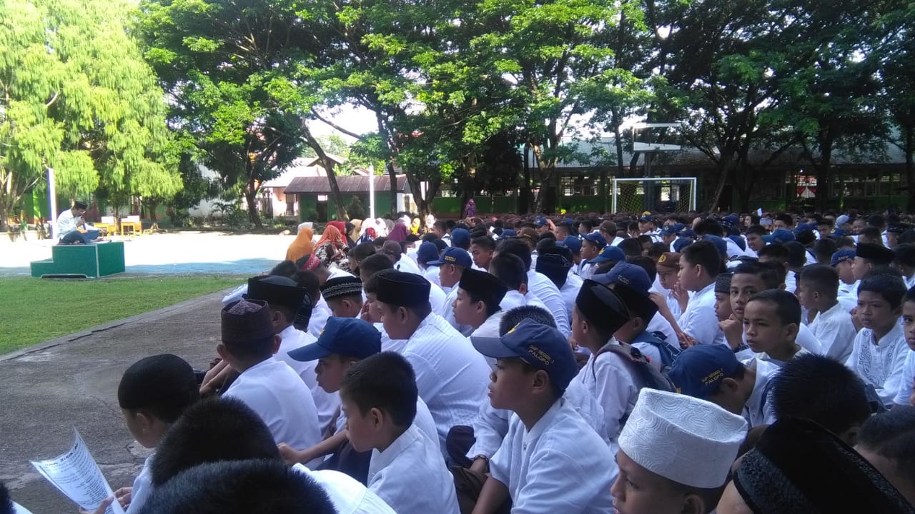 Bentuk Karakter Siswa, SMPN 3 Palopo Rutin Zikir Bersama