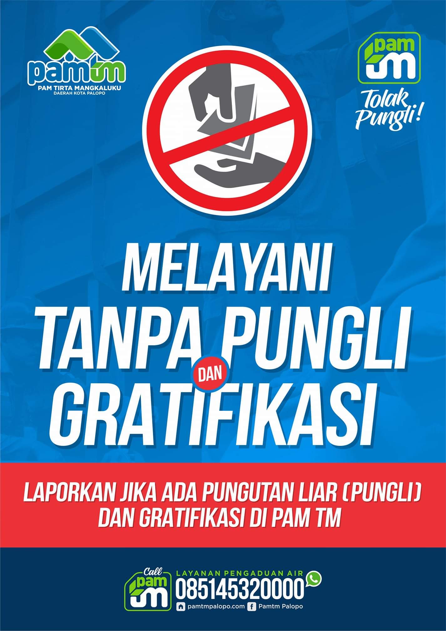 Jika Ada Indikasi Pungli di PAM TM Palopo, Segera Laporkan
