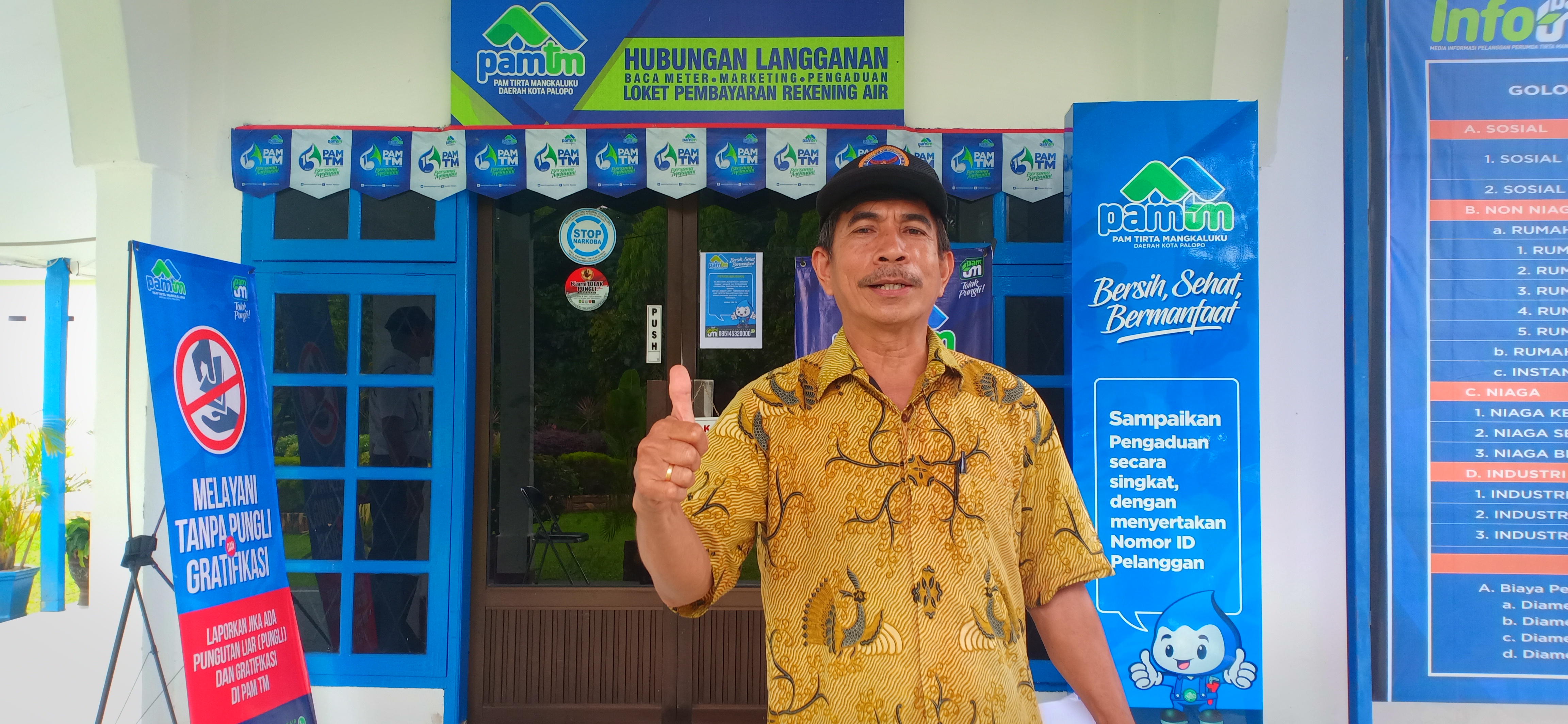 Ketua RT/RW Respon Penyesuaian Tarif PAM TM Palopo, Oktovianus : Sangat Wajar