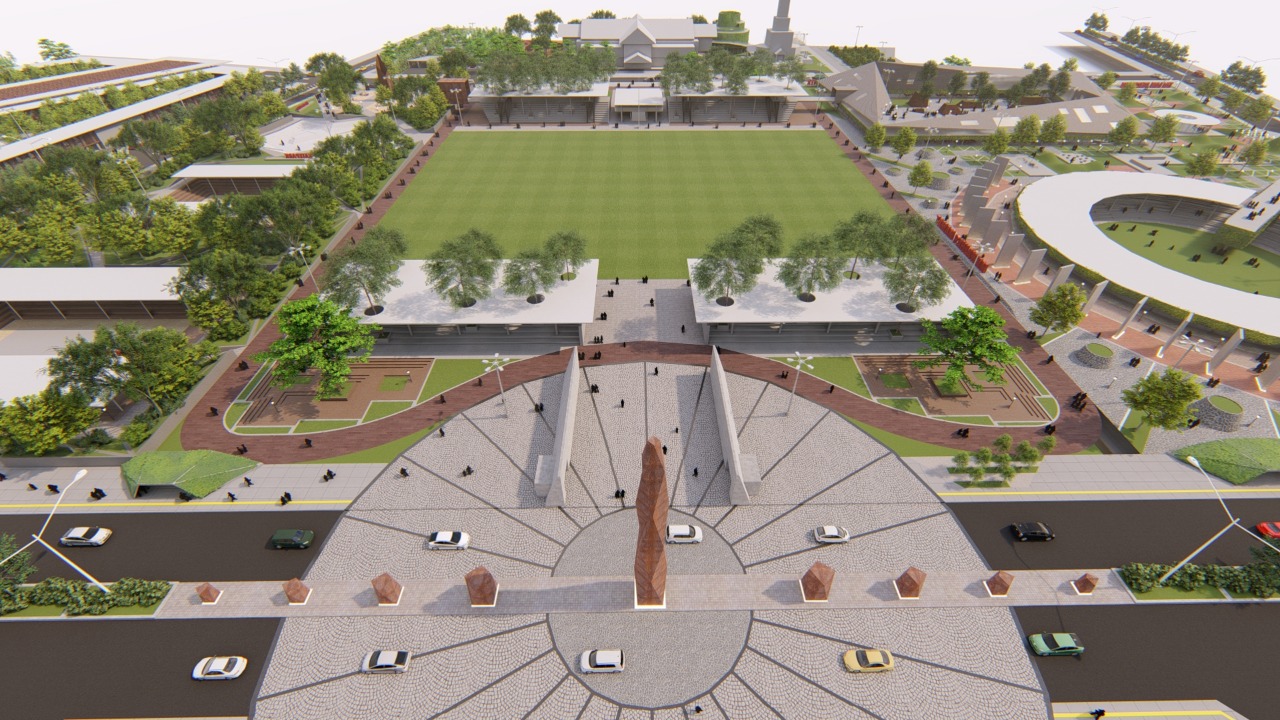 KEREN…!!! Intip Desain Landmark Belopa yang Ditawarkan FKJ ke Bupati Luwu