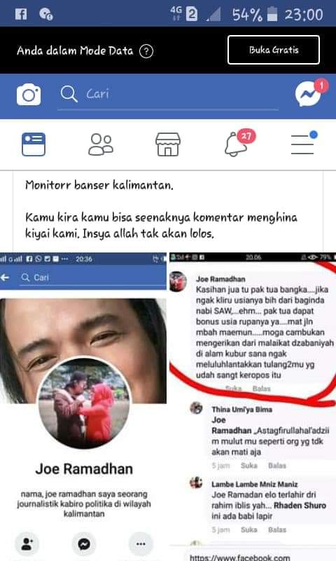 Pemilik Akun Joe Ramadhan Menghina Sesepuh NU di Facebook Diamankan Polres Luwu Utara