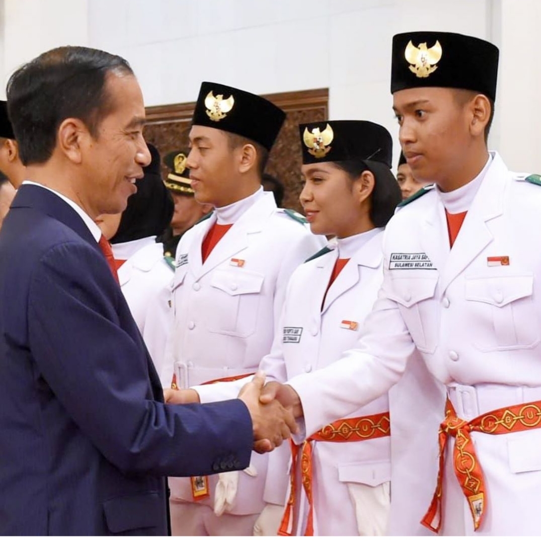 Hebat, Siswa SMA 3 Luwu Dikukuhkan Jadi Anggota Paskibraka Oleh Presiden RI