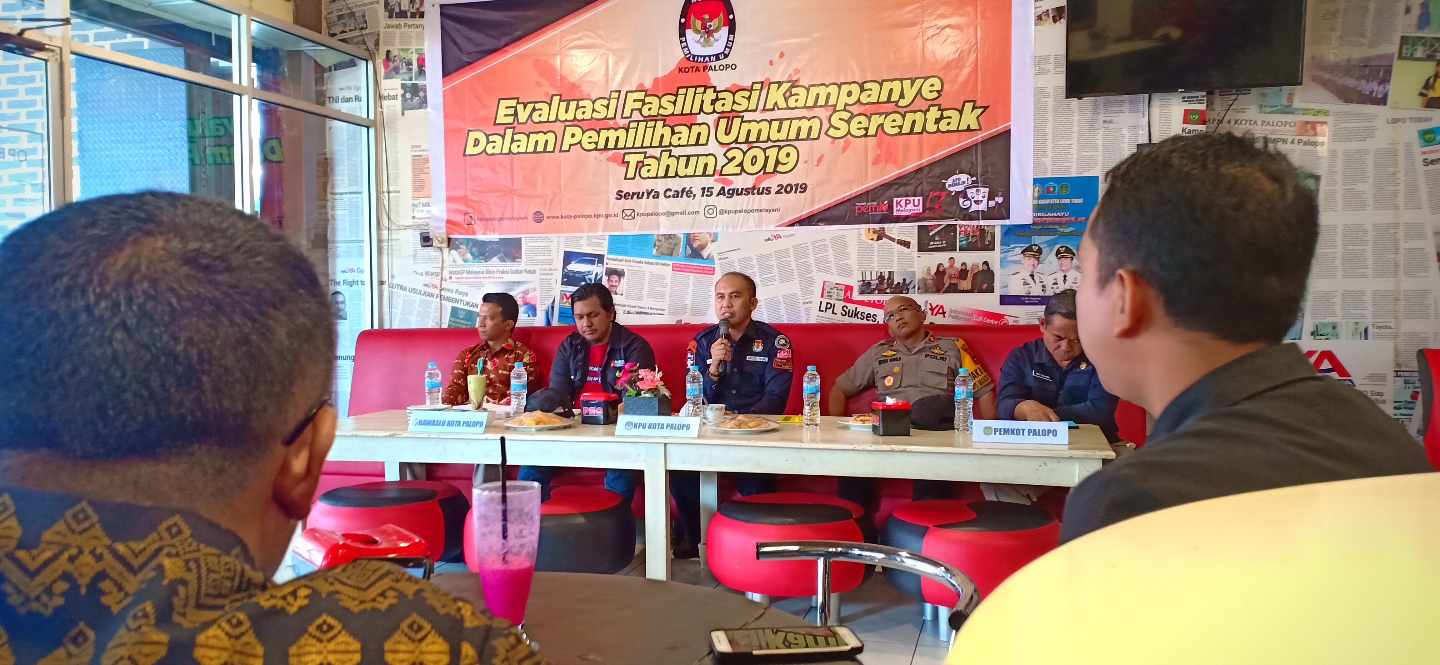 Evaluasi Fasilitasi Kampanye, KPU Palopo Terima Sejumlah Masukan