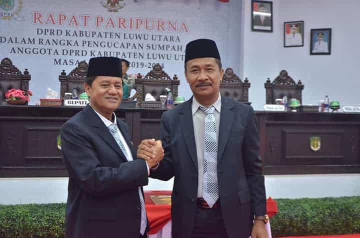 Ketua DPRD Luwu Utara Resmi Ditetapkan, Dari Mahfud Yunus ke Basir