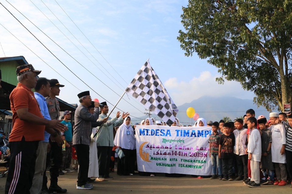 Peringati Tahun Baru Islam, PHBI YPRI Towuti Lutim Gelar Jalan Santai