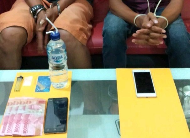 Dicokok di Kamar Kos di Palopo, Dua Pria Penyalahguna Narkotika Kantongi Fulus Rp3 Juta