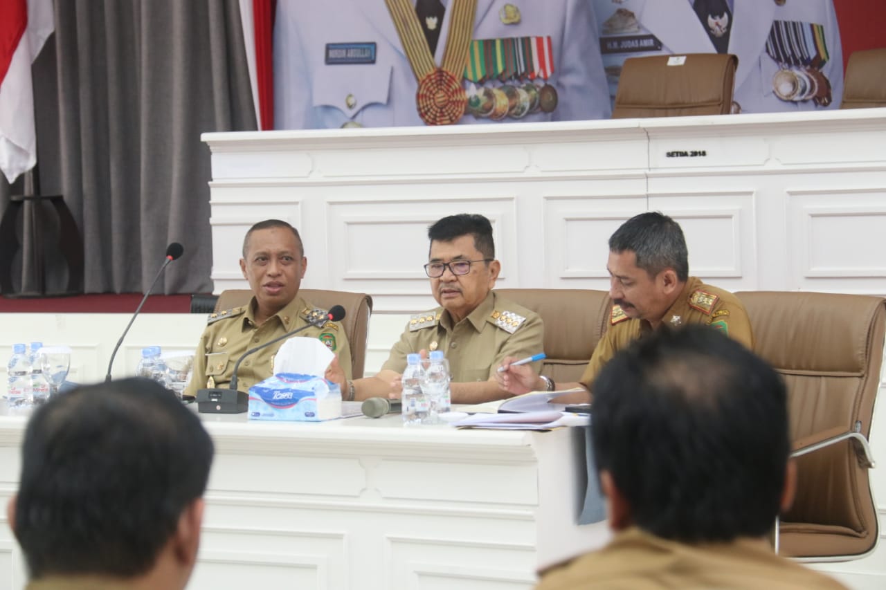 Rakor Pengendalian Air Tergenang dan Banjir, Walikota Palopo Wajibkan Camat-Lurah Buat Laporan Penanganan