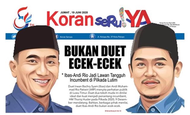 FOKUS UTAMA: Duet Ibas-Andi Rio Bukan Ecek-Ecek, Lawan Tangguh Incumbent di Pilkada Lutim