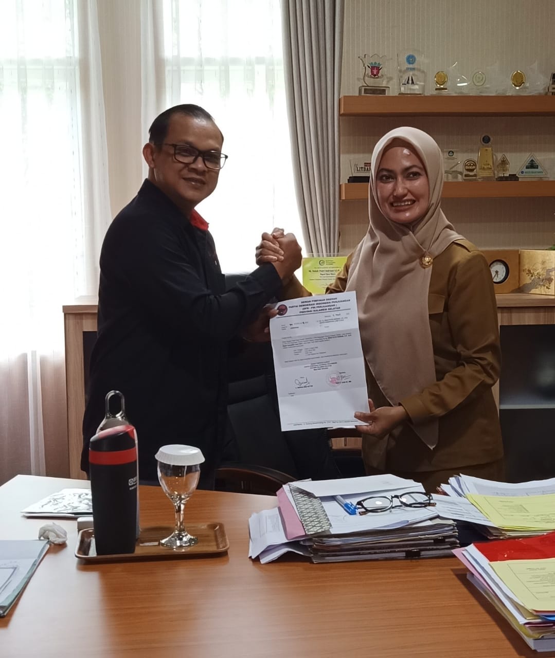 Apresiasi Kinerja KPU, Ketua DPC PDIP Luwu Utara: Mari Kembali Bergandengan Tangan