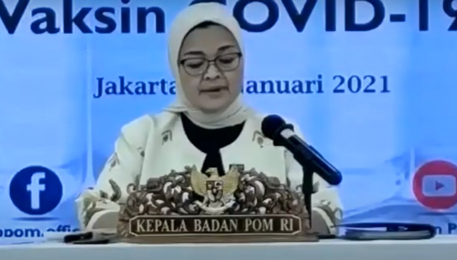 Eficacy Capai 65,3 Persen, BPOM Ijinkan Vaksin Sinovac Digunakan Dalam Kondisi Darurat