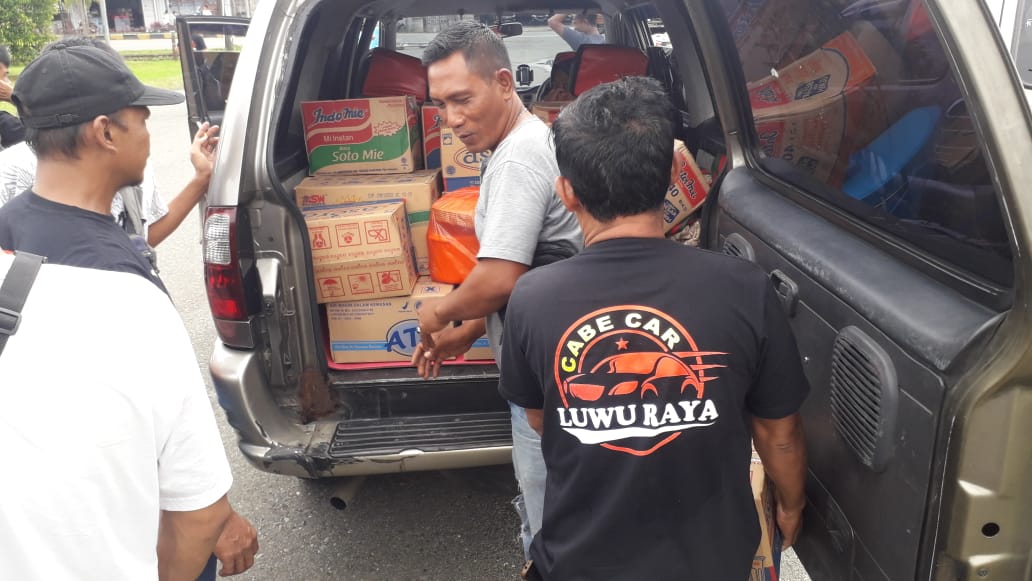 PPMS dan Cabe Car Salurkan Bantuan bagi Korban Gempa di Majene dan Mamuju