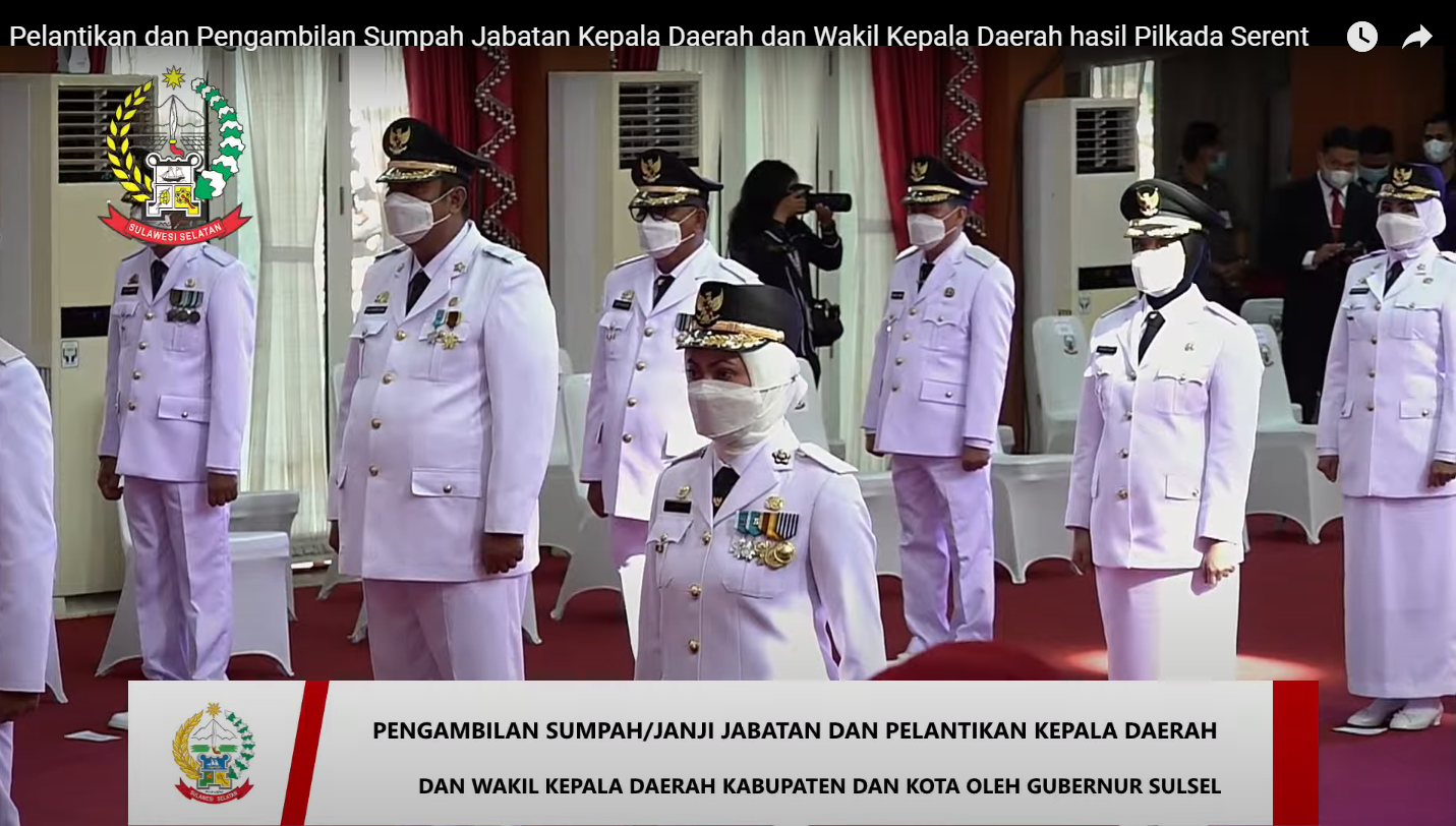 Sah! Budiman Hakim dan Indah Putri Indriani Nahkodai Daerahnya, Begini Pesan Gubernur Sulsel Saat Pelantikan
