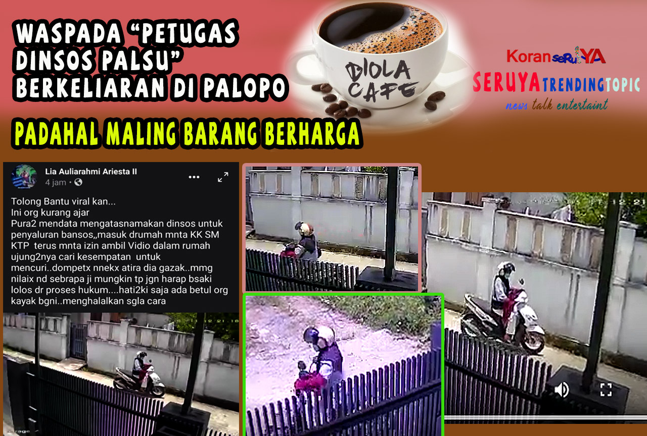 Berlagak Jadi Petugas Dinas Sosial, Warga BTN Merdeka dan Ahmad Razak Palopo Kehilangan Uang dan HP