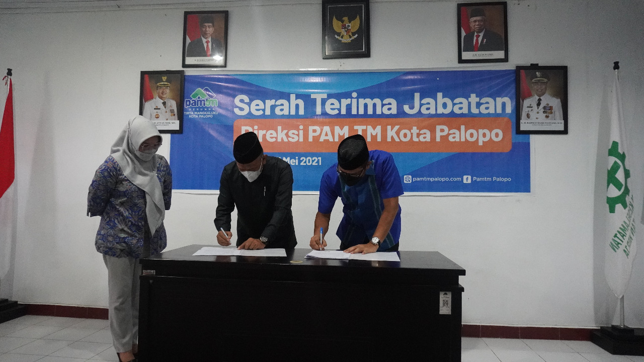 Direksi PAM TM Palopo Sertijab