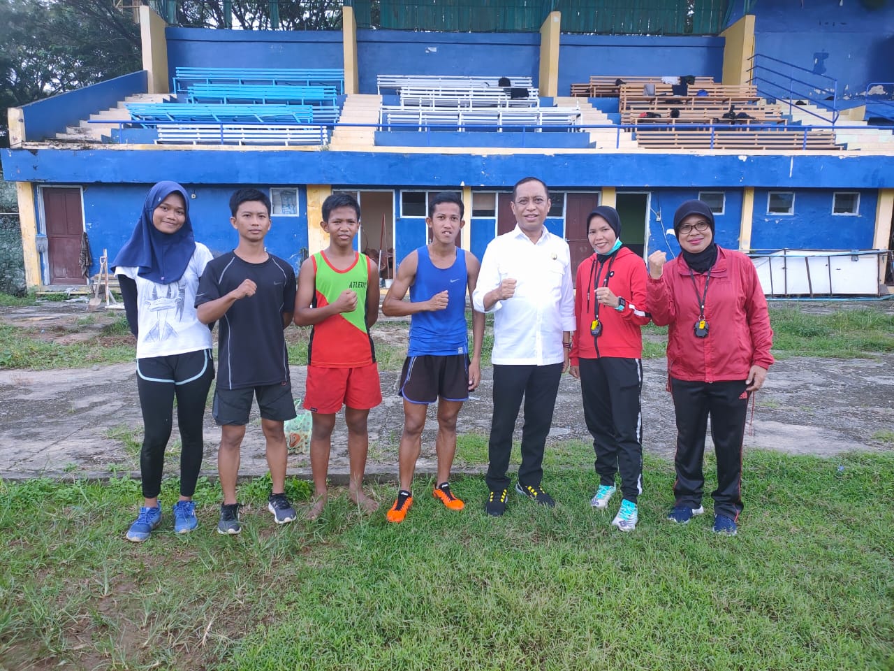 Dikunjungi RMB, Pelatih Atletik Pra Porprov Palopo Curhat Soal Kondisi Stadion La Galigo