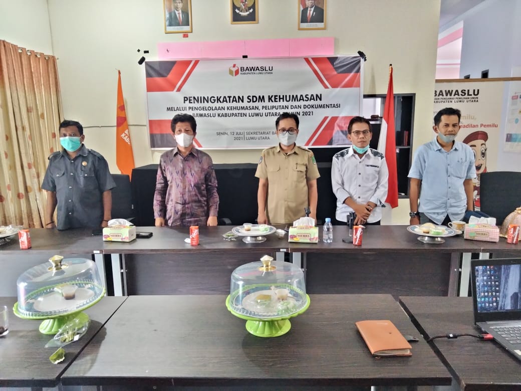 Bawaslu Luwu Utara Gelar Kegiatan Peningkatan SDM Kehumasan