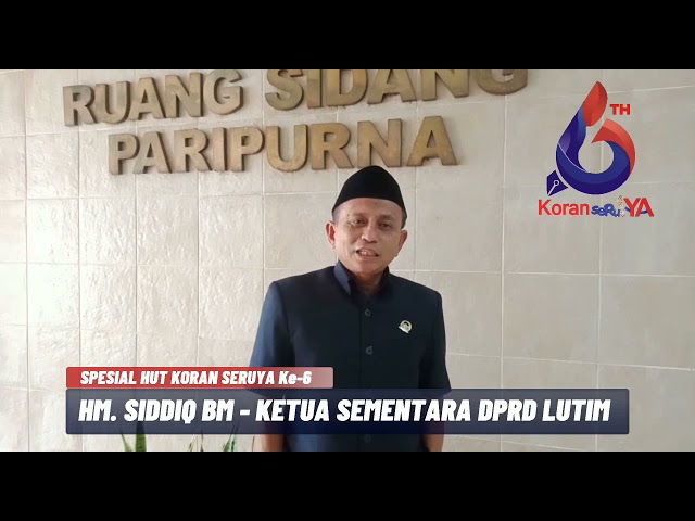SPESIAL HUT KORAN SERUYA, HM Siddiq: Semoga Koran Seruya Terus Eksis