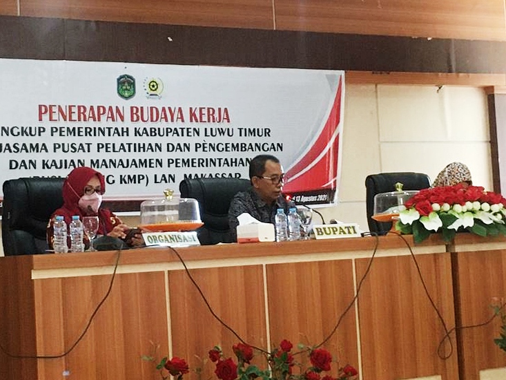 Sosialisasi Penerapan Kerja, Pemkab Luwu Timur Target Pelayanan Pemerintah Harus Mampu Bertransformasi