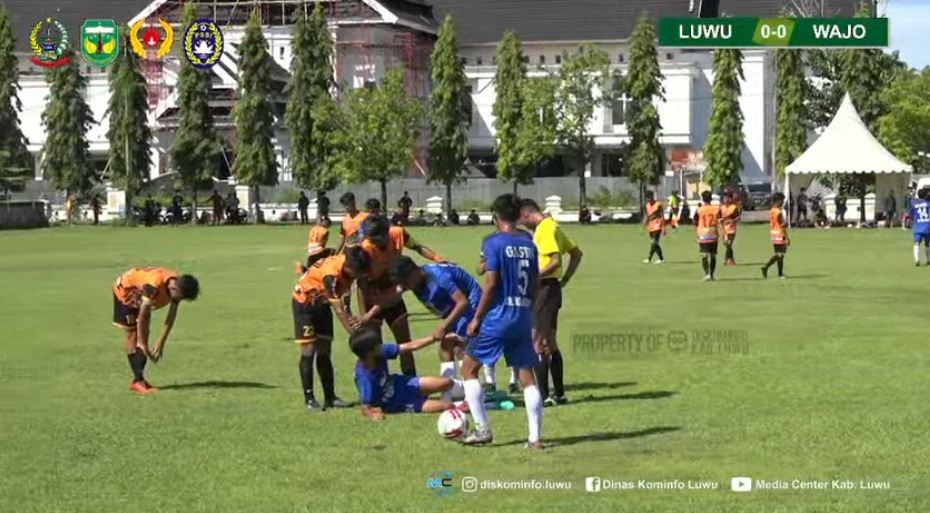 Grup 5 Pra Porprov: Laga Perdana, Luwu Tundukkan Wajo 2-1, Disiarkan Langsung di Youtube Kominfo Luwu