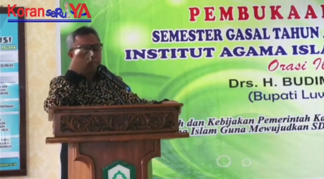 Video Bupati Luwu Timur Teteskan Air Mata Dihadapan Mahasiswa