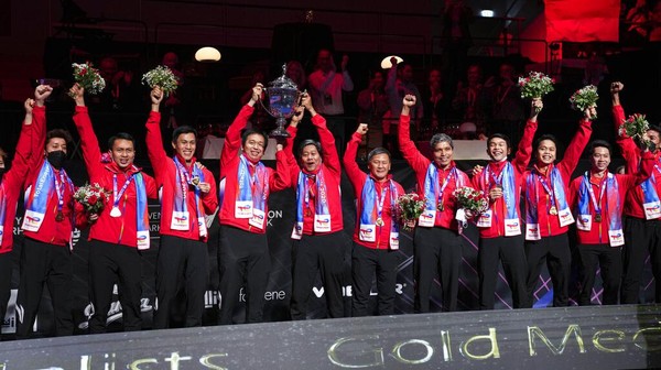 Pecundangi China, Indonesia Jadi ‘Raja’ Piala Thomas Sepanjang Masa