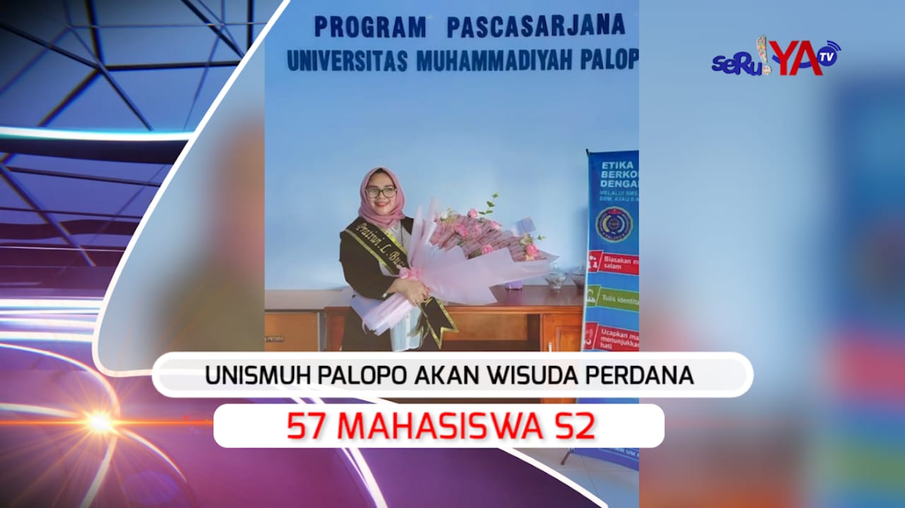 SELAMAT!  Raih Akreditasi B, Unismuh Palopo akan Wisuda 57 Mahasiswa Pascasarjana, Ini Videonya