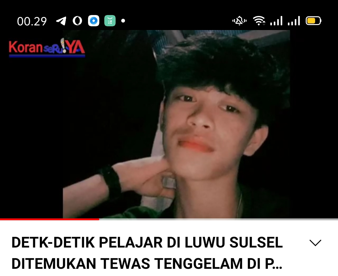 SERUYA-TV: Detik-Detik Pelajar di Luwu Ditemukan  Meninggal Dunia di Pelabuhan Tadette Belopa