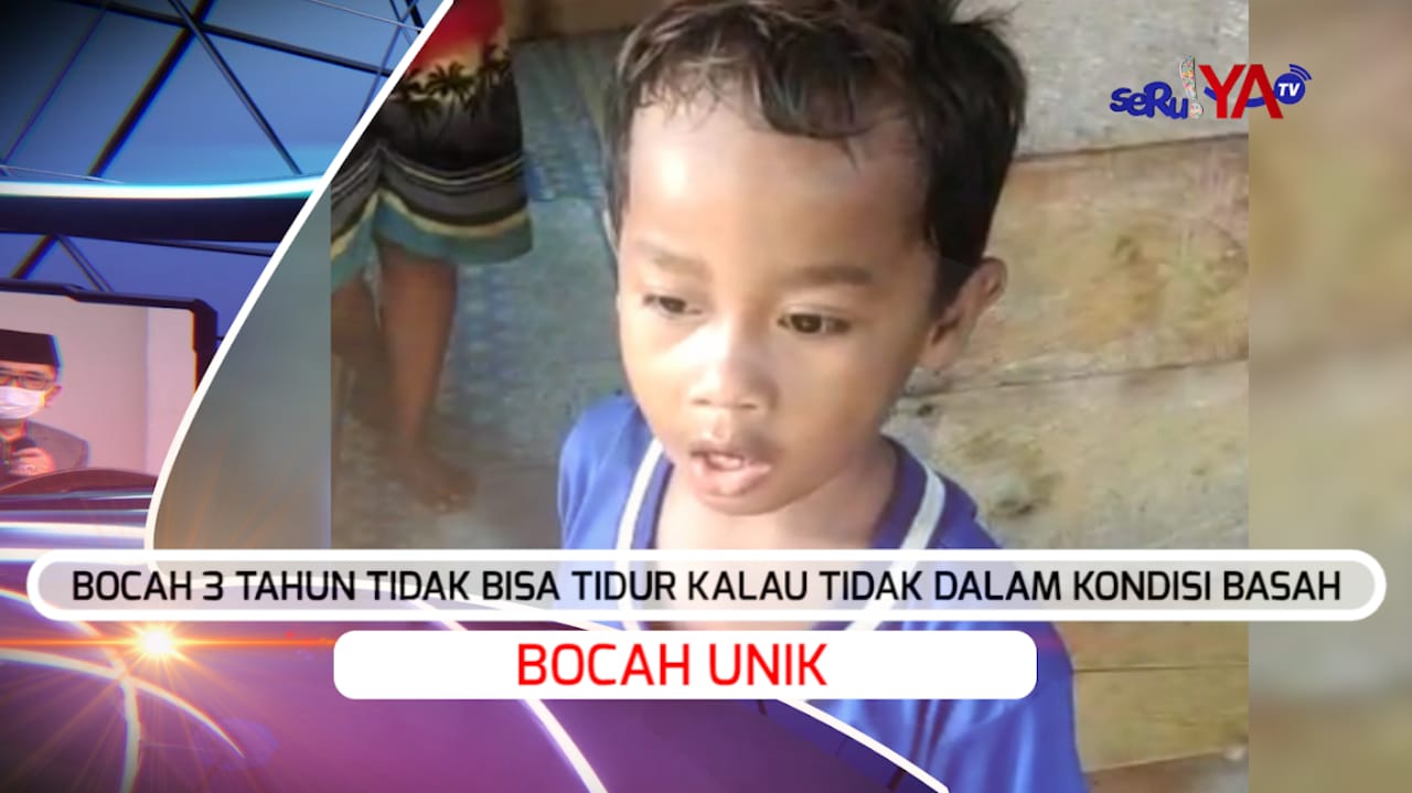 Video Bocah 3 Tahun di Palopo Ini Punya Kebiasaan Aneh, Tubuhnya Harus Selalu Basah, Termasuk Saat Tidur