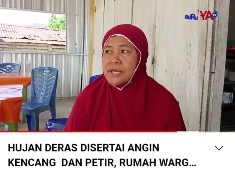 SERUYA-TV: Kisah Juhaeni, Warga Rampoang Palopo Kehilangan Rumah Diseret Banjir, Sampai-Sampai Sepeda Motornya Ikut Hanyut