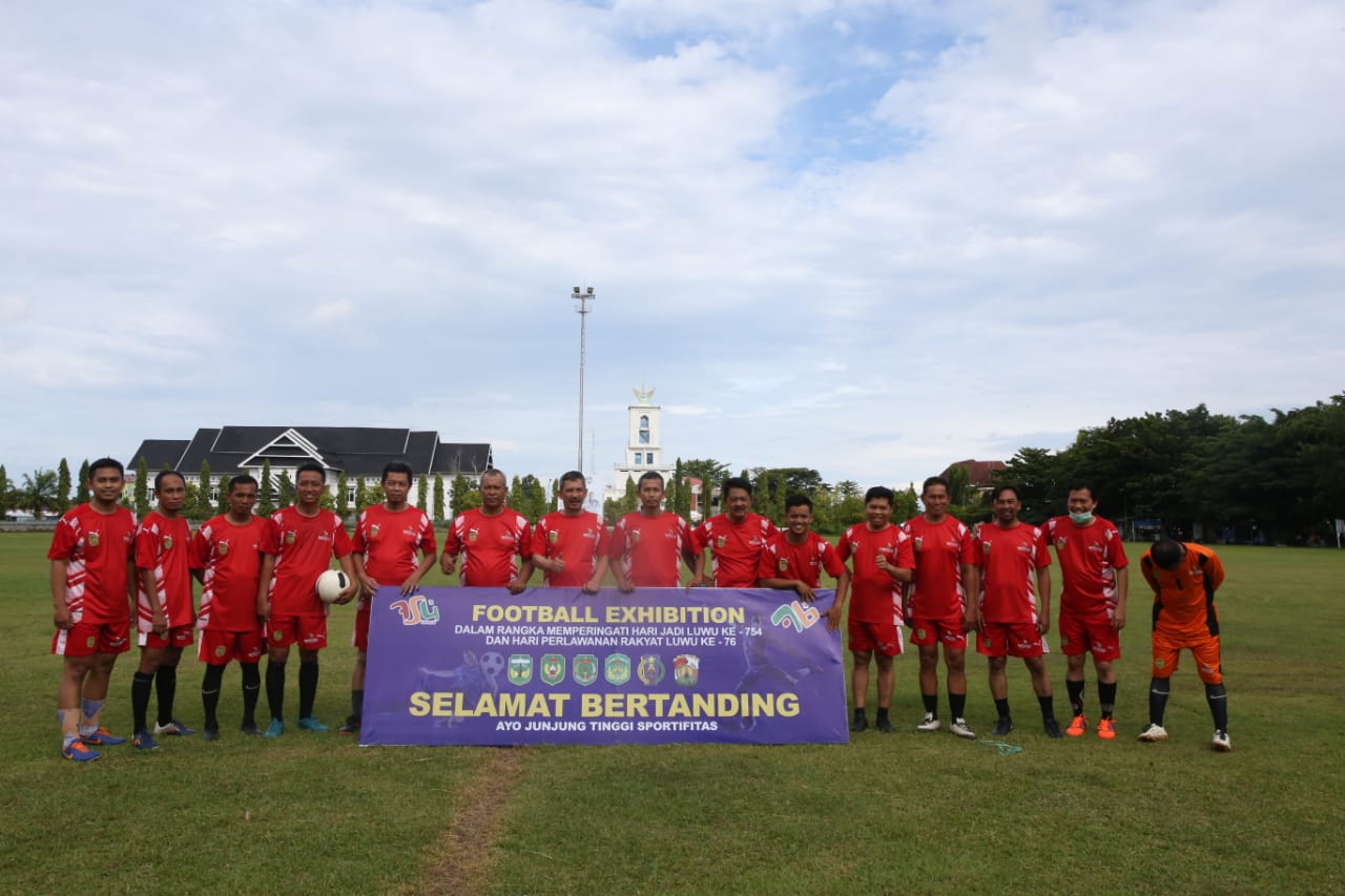 Laga Eksebisi ! Tim Bola Palopo Buat Keok DPRD Luwu dan Pemkab Lutra