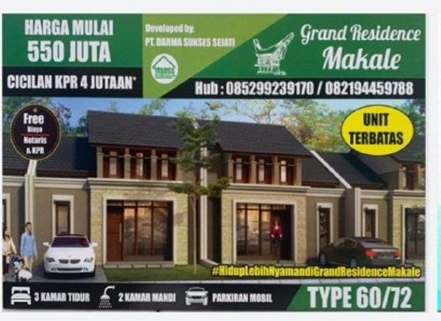 Grand Residence Makale Tawarkan Konsep Hunian Aman, Nyaman dan Ramah Lingkungan