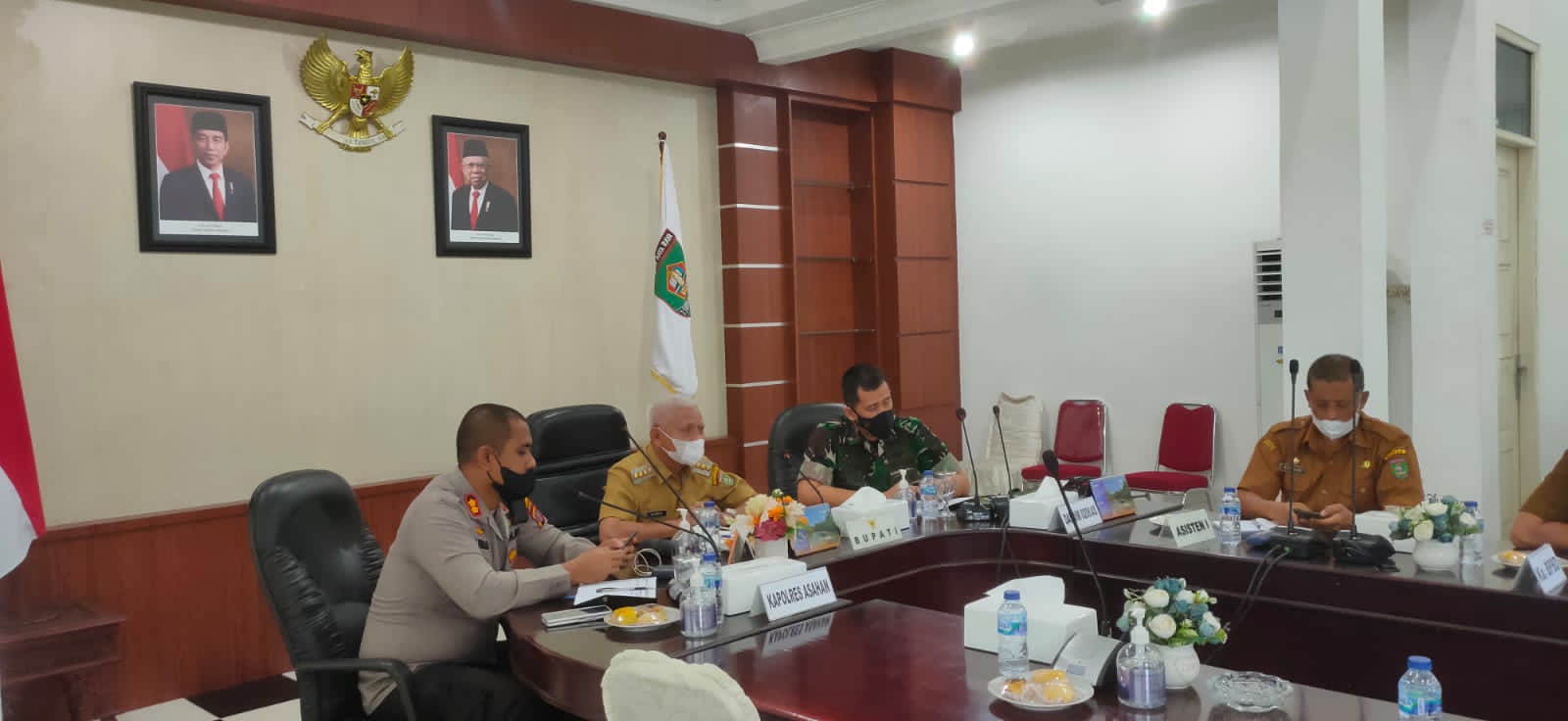Bupati Asahan Ikut Pertemuan Virtual Dengan Presiden Jokowi