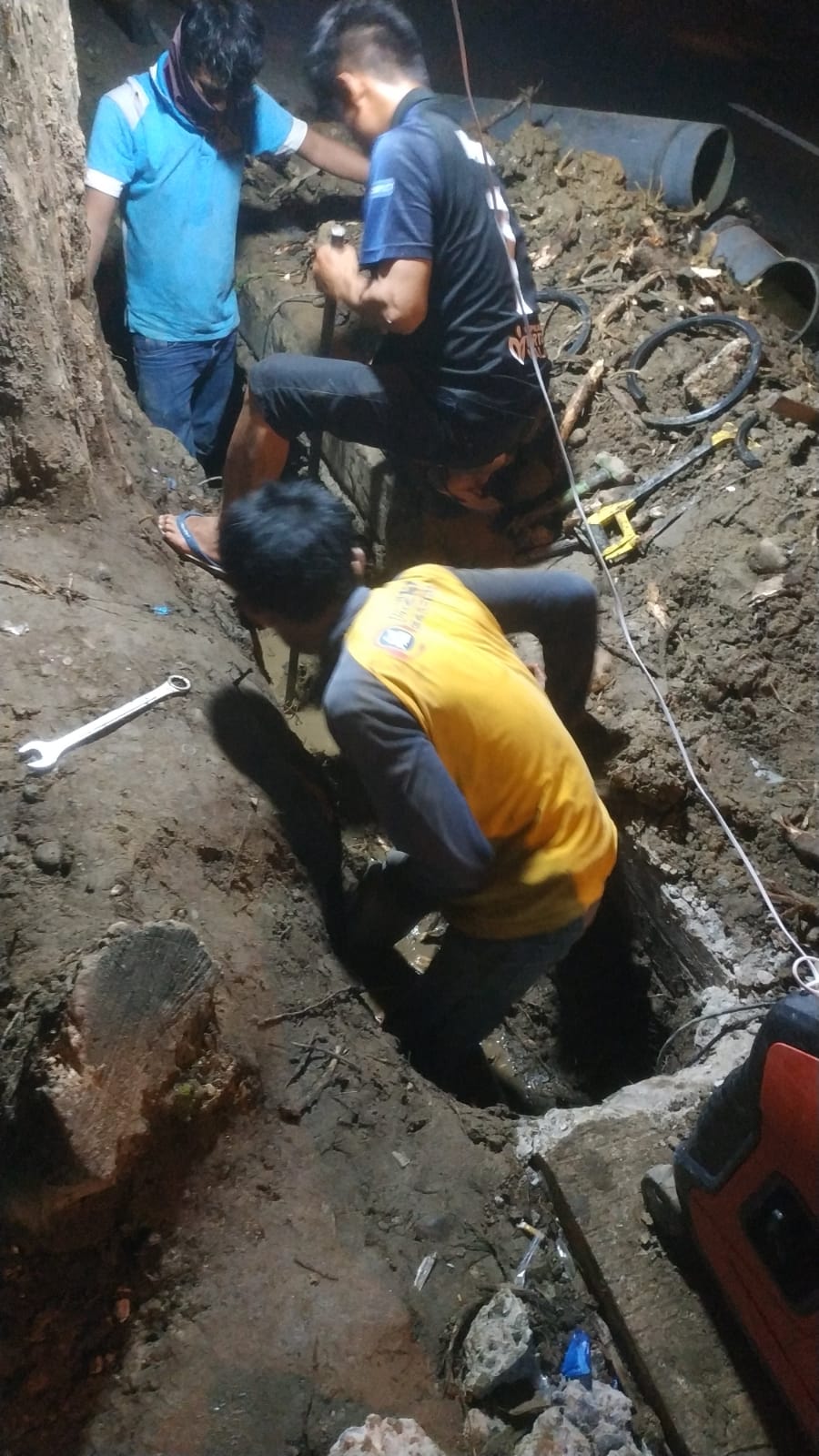 Tanggapi Keluhan Pelanggan, PAM TM Palopo Lakukan Pemeliharaan Berkala