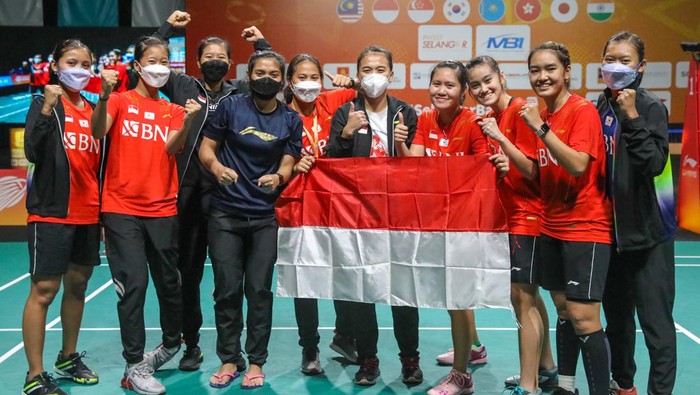 Juara Badminton Asia Team Championship 2022, Srikandi Indonesia Ukir Sejarah