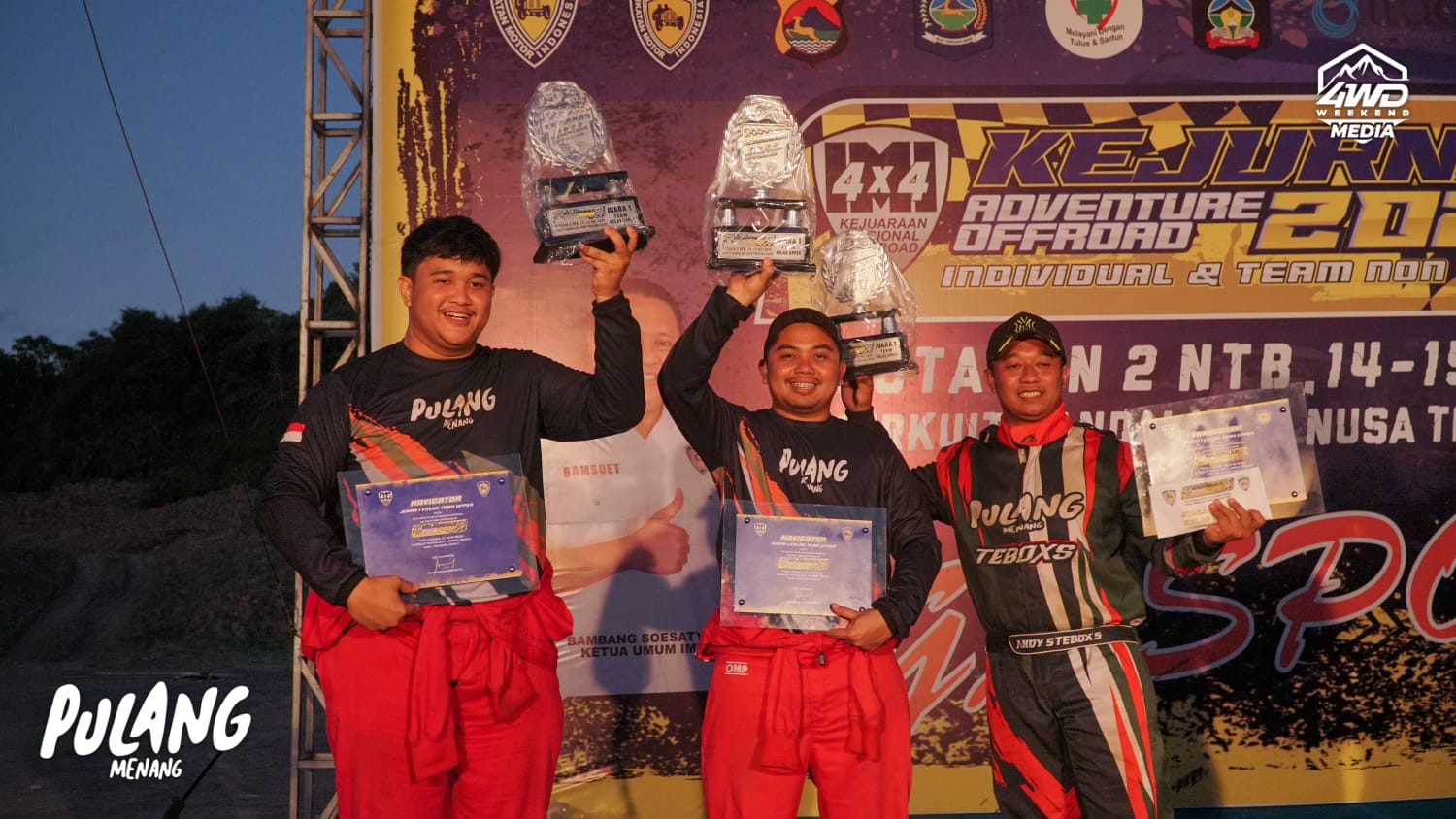 Membanggakan, Kader NasDem Palopo Kembali Juara di Kejurnas Adventure Offroad