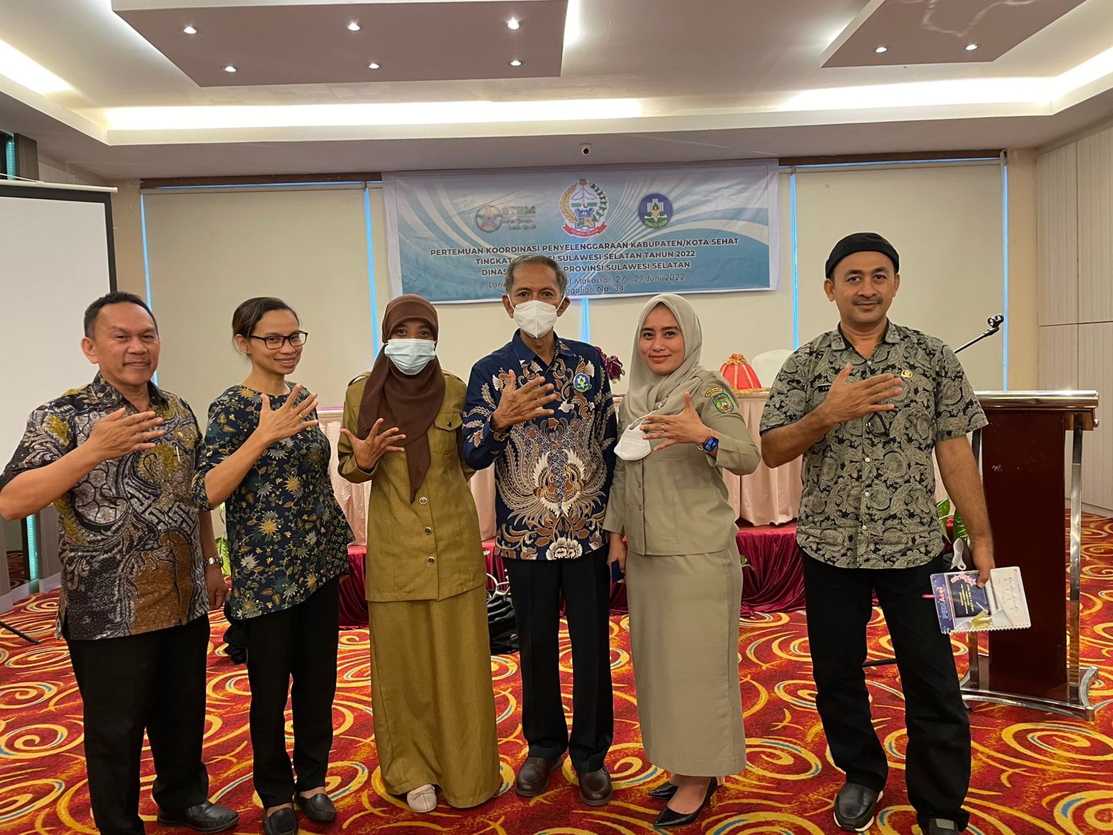 Dinkes Palopo Ikuti Koordinasi Penyelenggaraan Kota Sehat di Makassar