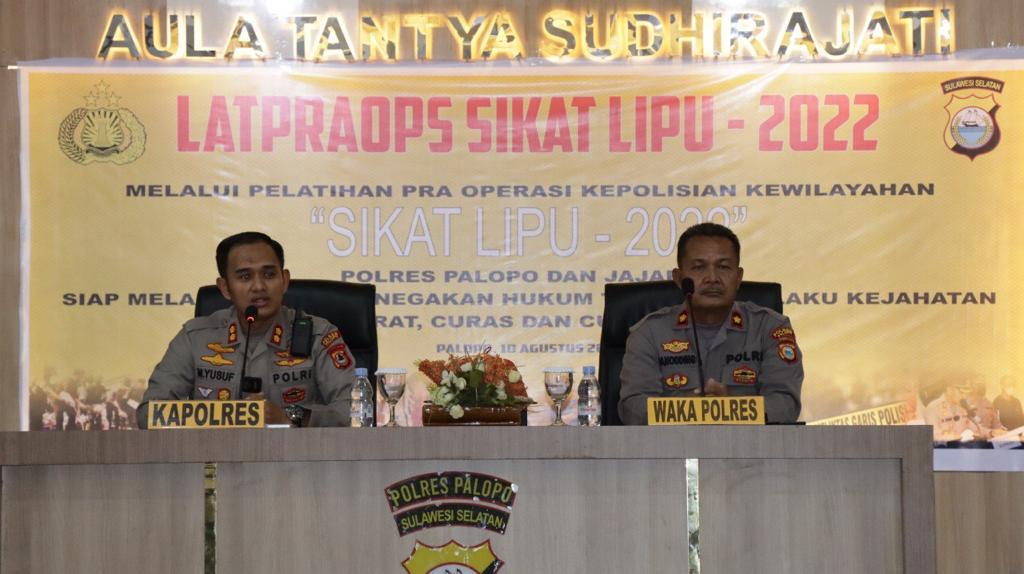 Sasar Pelaku Curat, Curas, Curanmor, Polres Palopo Bakal Gelar Ops Sikat Lipu, Berlangsung 20 Hari