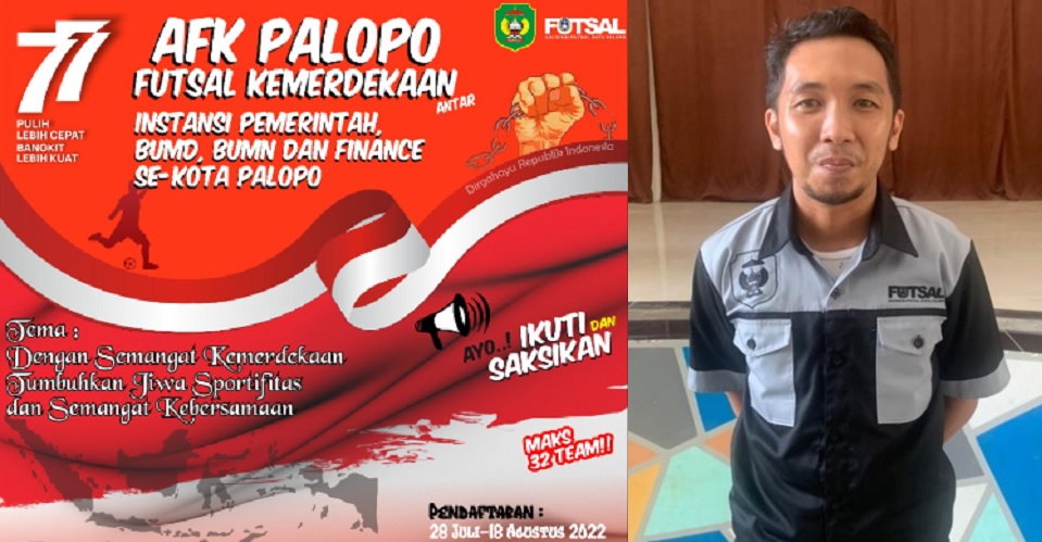 Turnamen Futsal Kemerdakaan, AFK Palopo Siapkan Hadiah Rp10 Juta