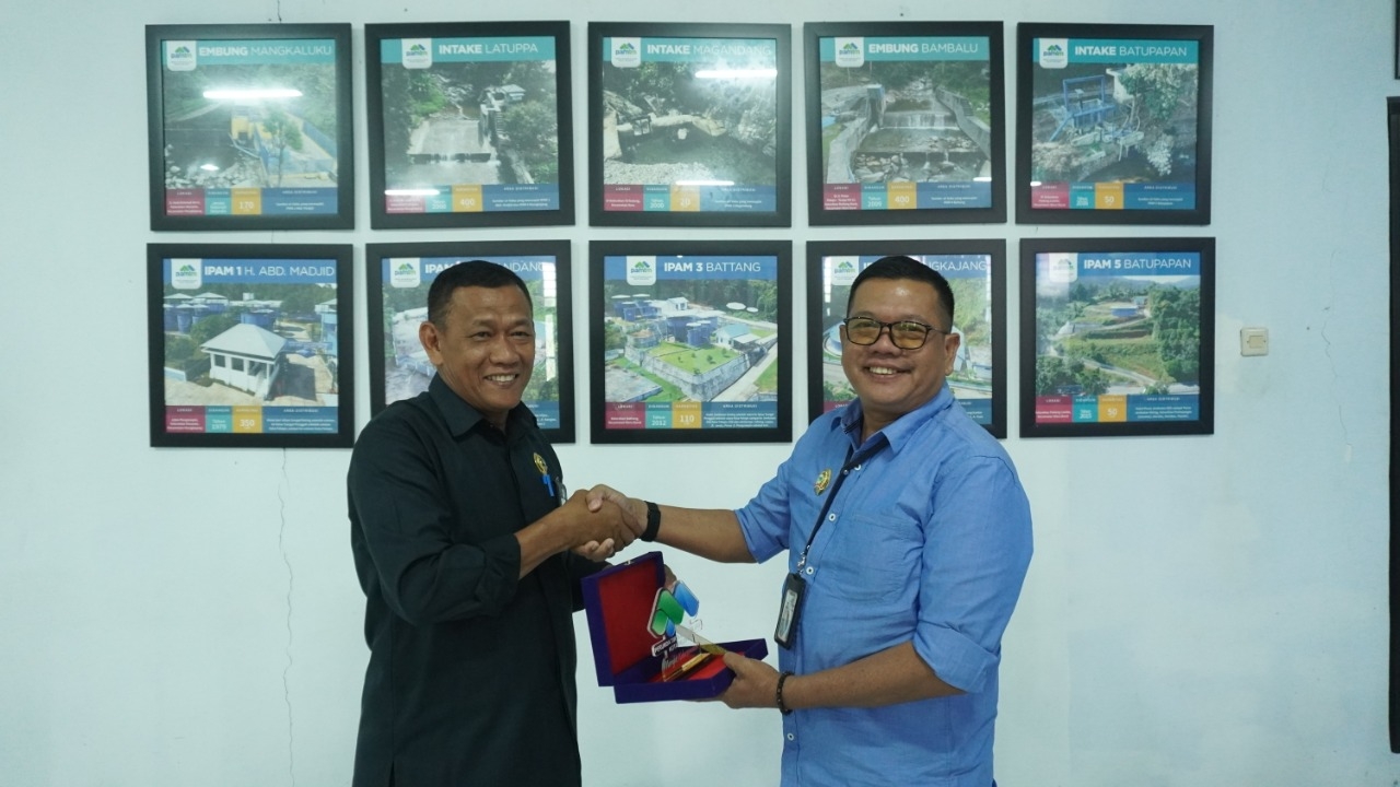 Belajar Penyusunan RKAP, PDAM Nene Mallomo Sidrap Studi Banding di Perumda TM Palopo