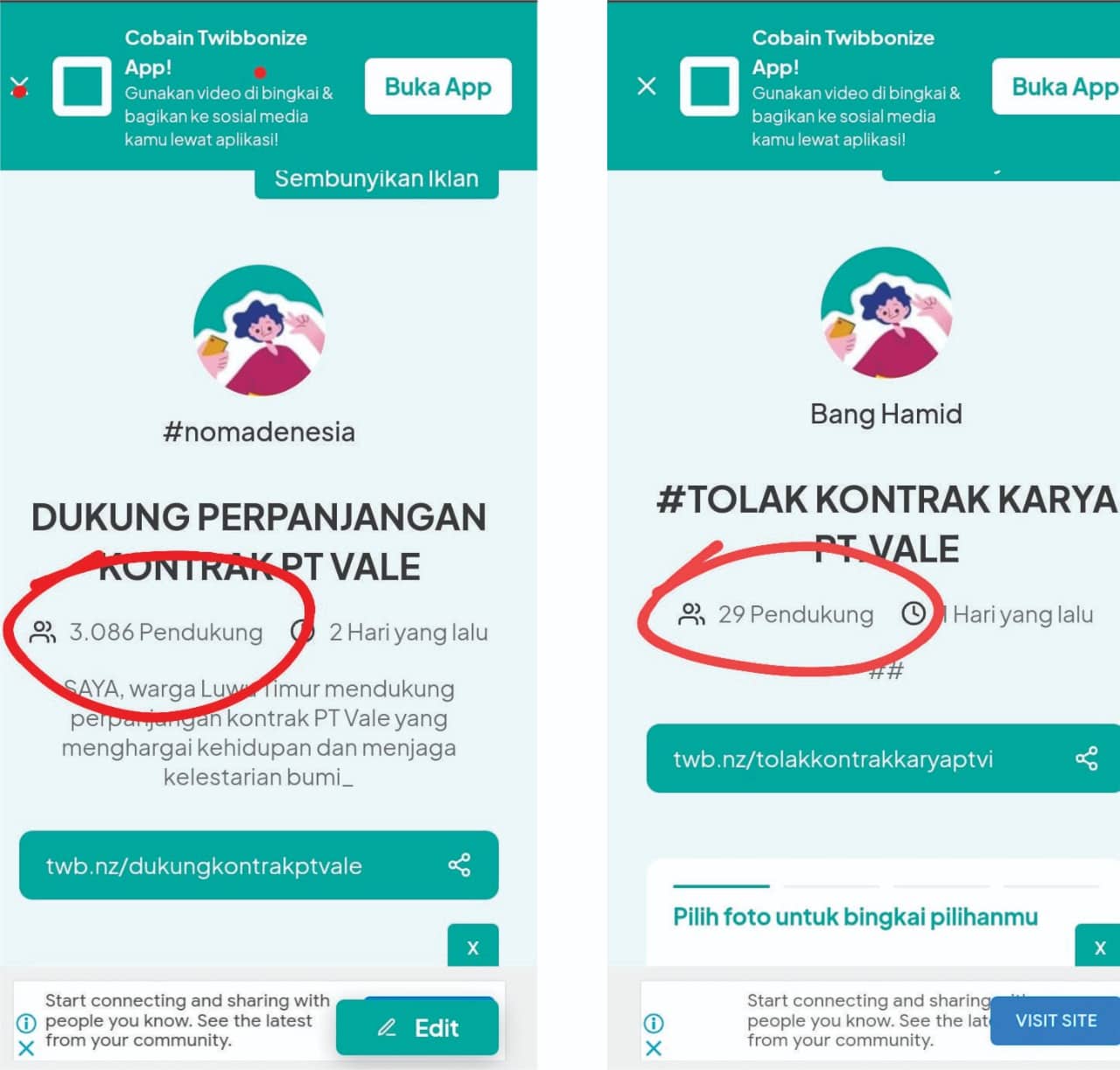 “Maaf Pak Gub, Penolakanmu DITOLAK! Mayoritas Masyarakat Luwu Timur Inginkan Kontrak Karya PT Vale Diperpanjang