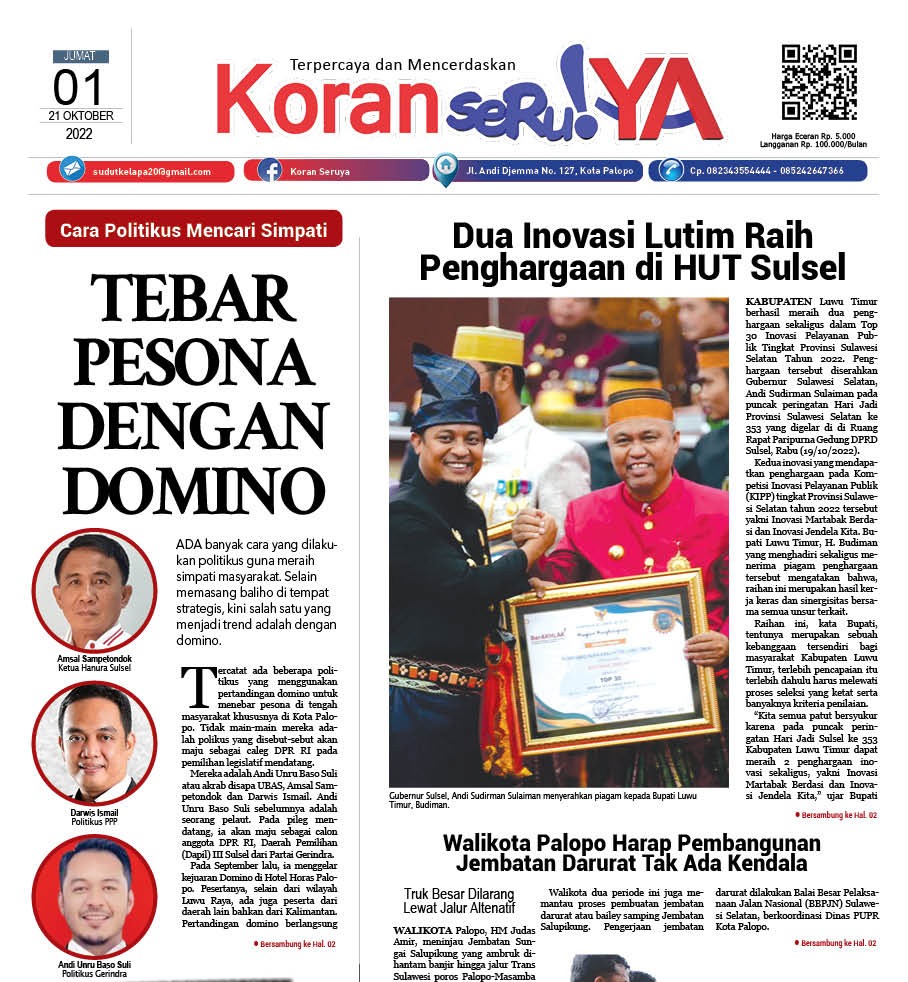 Cara Politikus Mencari Simpati, Tebar Pesona dengan Domino