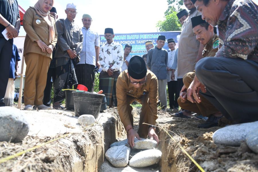 Pembangunan Pondok Tahfidz Qur’an di Desa Lara Baebunta Selatan Resmi Dimulai