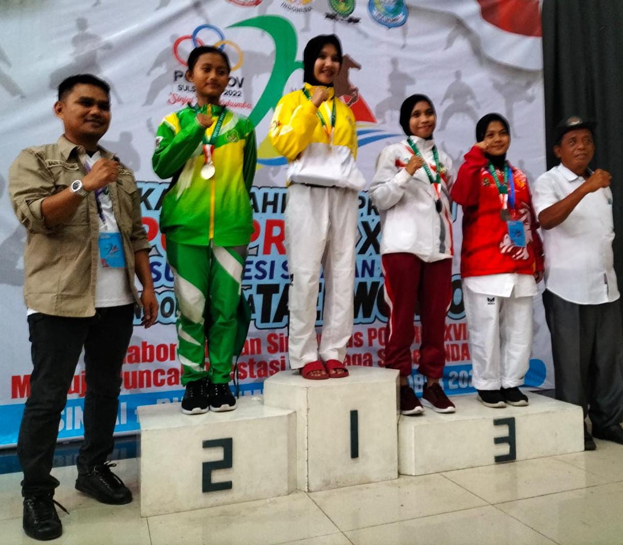 Anak Didik Sukses Raih Medali Emas di Porprov Sulsel, Ini Harapan Pelatih Taekwondo Luwu Utara