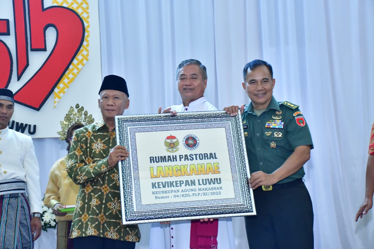 Jaga Toleransi Antar Ummat Beragama, Perayaan 75 Tahun Hadirnya Katolik di Tana Luwu Meriah