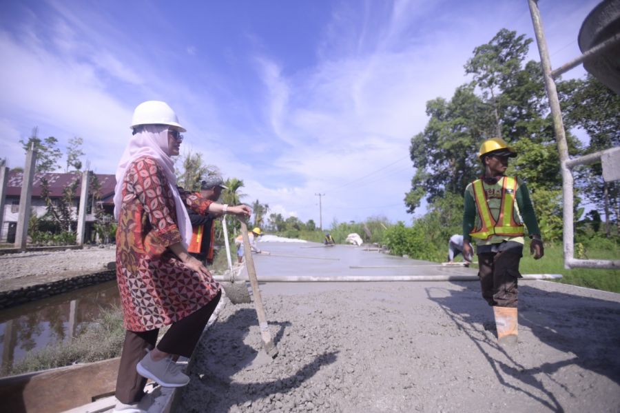 Ruas Beton di Malangke-Malbar Segera Rampung, IDP Minta Kualitasnya Dijaga