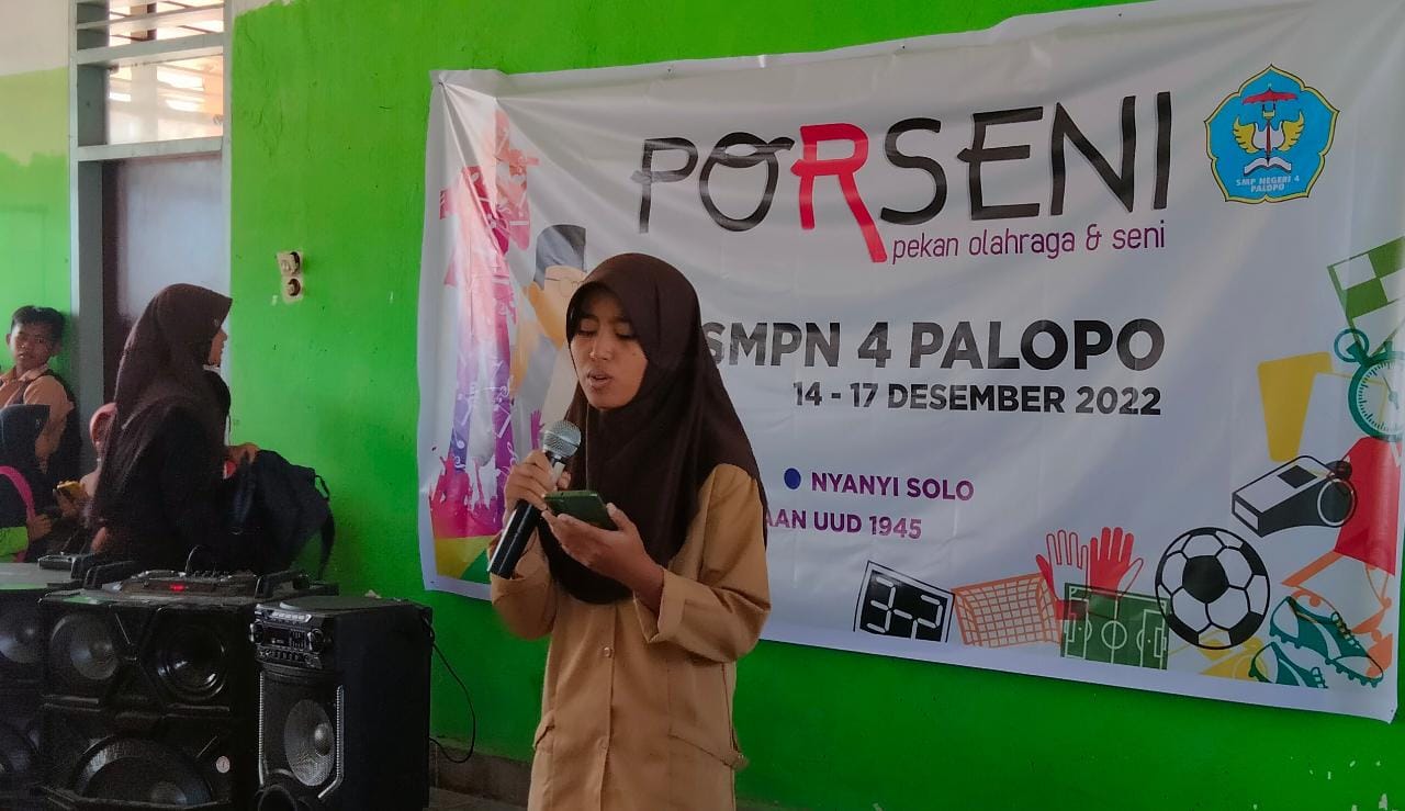 SMPN 4 Palopo Gelar Lomba Nyanyi Solo, Cari Bakat Terpendam Siswa di Bidang Tarik Suara