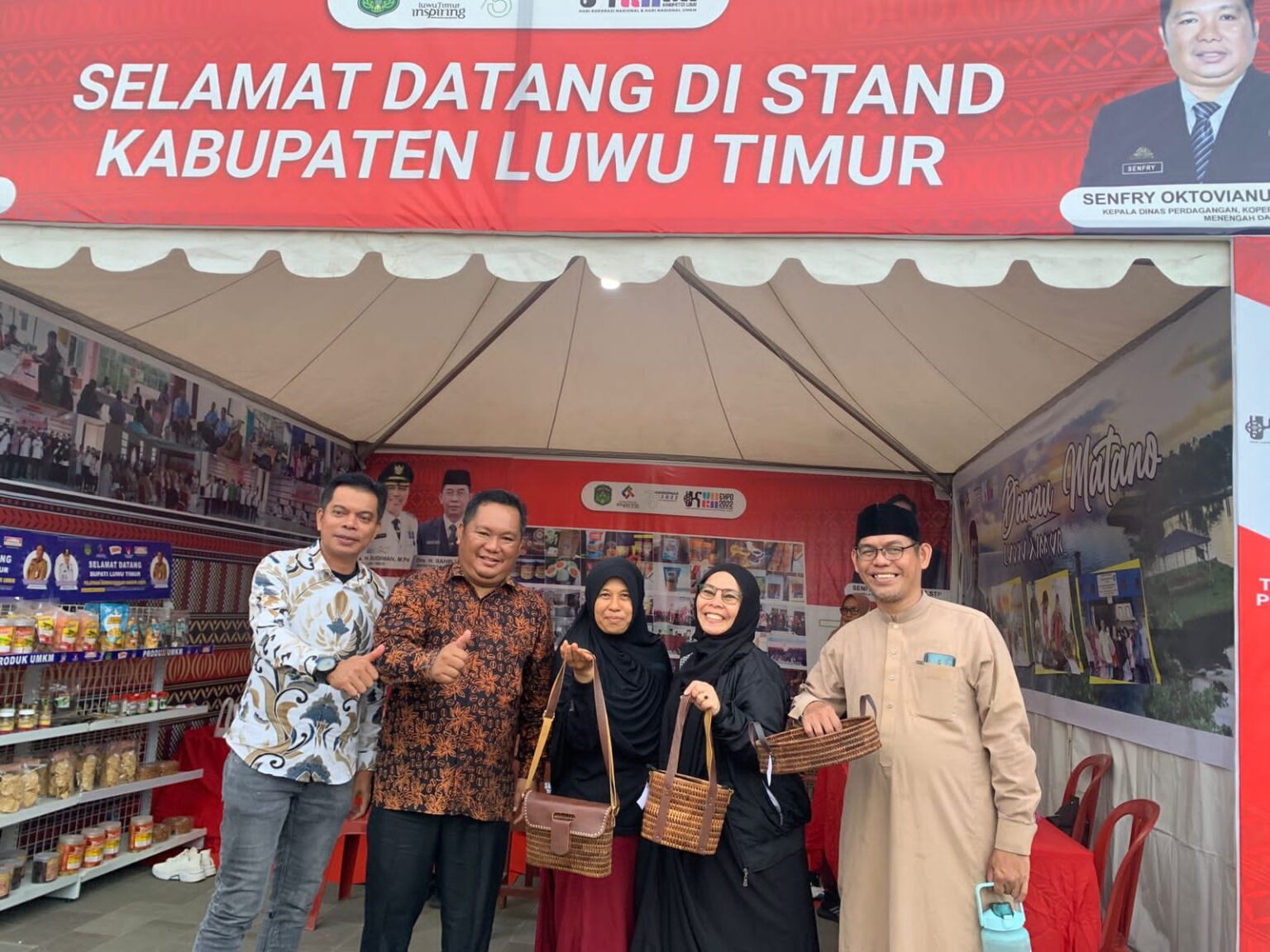 Luwu Timur Tampilkan Produk Unggulan pada Pada Harkopnas dan UMKM di Belopa