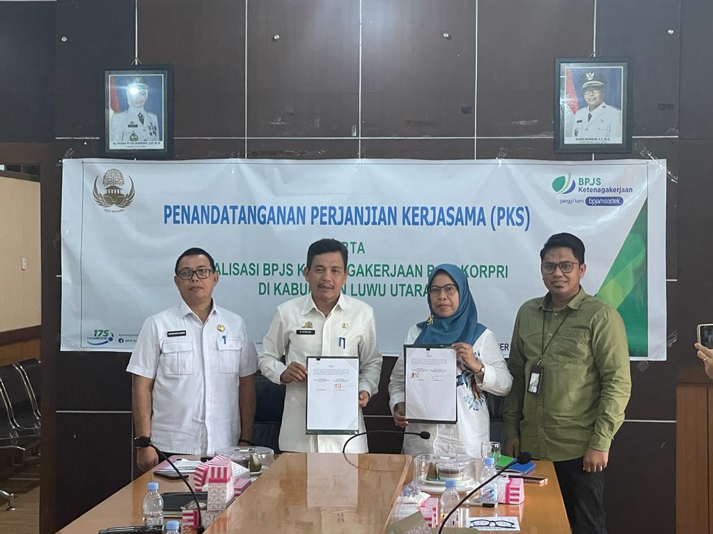 2023, Anggota Korpri Luwu Utara Terlindungi BPJS Ketenagakerjaan